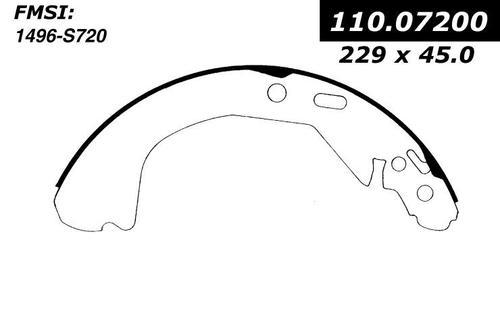 Centric 111.07200 brake pad or shoe, rear-preferred new brake shoes