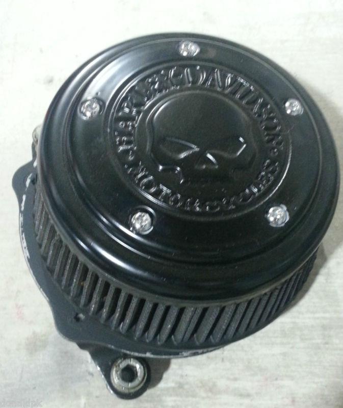 Harley davidson stage 1 air cleaner willie g skull evo motor harley k&n filter