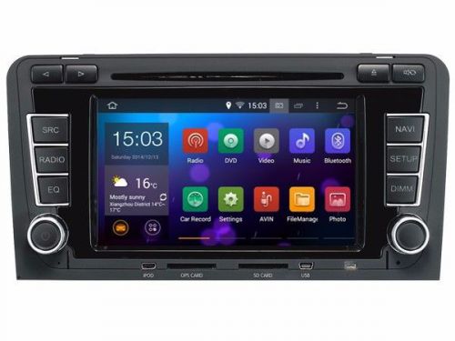6.5&#034; android 4.4 car dvd stereo player radio gps for audi a3 s3 rs3 2003-2011