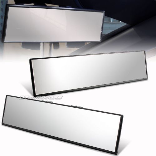 Universal jdm 300mm wide flat interior clip on car truck van rear view mirror