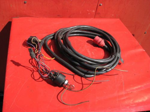 Omc evinrude johnson outboard control wiring harness red plug motor key switch