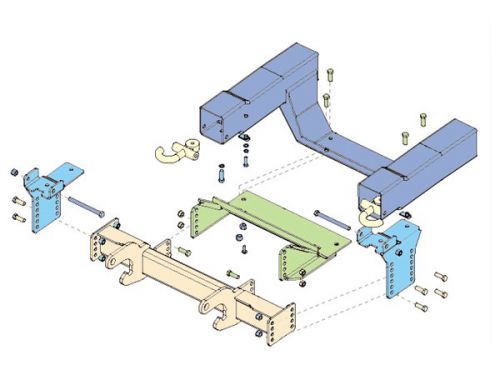 Boss plow rt3 mount for 99-06 chevy/gm 1500 lta04766