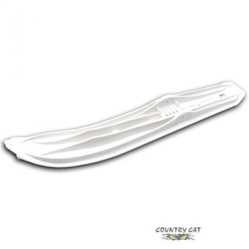 Arctic cat white 6" saddleless plastic ski 7/8" keel tucker hibbert - 3603-255