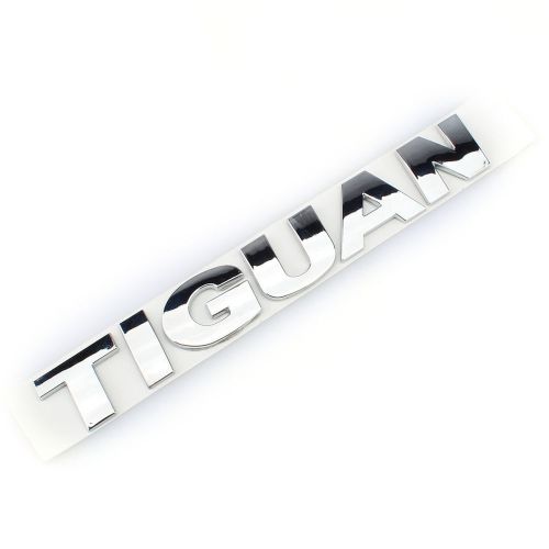 Oem rear trunk lid silver chrome sticker tiguan for vw volkswagen emblem