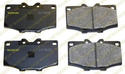 Monroe dx137 brake pad or shoe, front-monroe dynamics brake pad