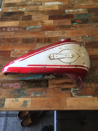 1960 harley-davidson right side tank original paint panhead