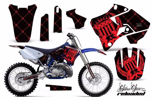 Yamaha graphic kit amr racing bike decal yz 125/250 decals mx parts 96-01 ssr rk