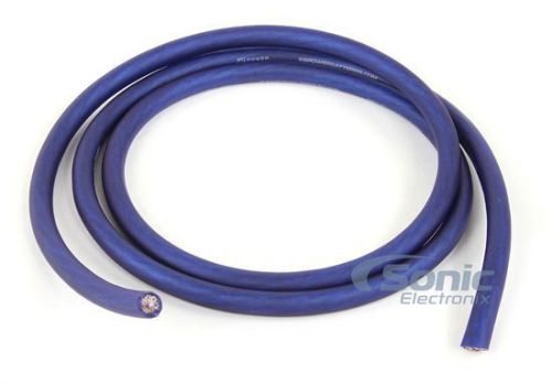 Xs power xpflex4bl-5 5ft iced blue xp flex 4 awg cca power/ground cable wire