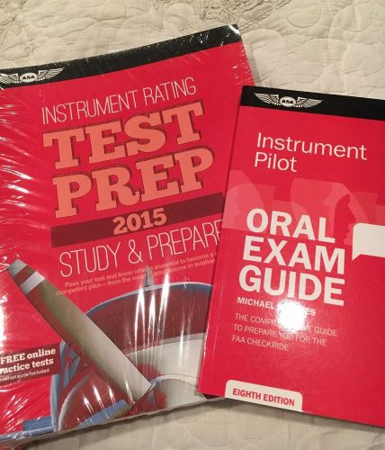 Asa 2015 instrument rating test prep pack w/ oral exam guide &amp; study &amp; prep