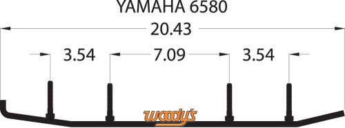 Woody's ay6-6580 wearbar ace 6 yamaha