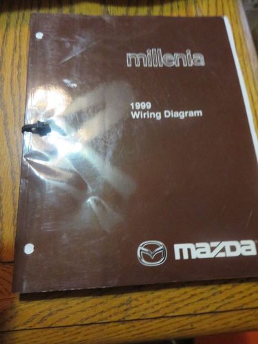 1999 mazda motors millenia electrical wiring diagram ewd service manual 99 book