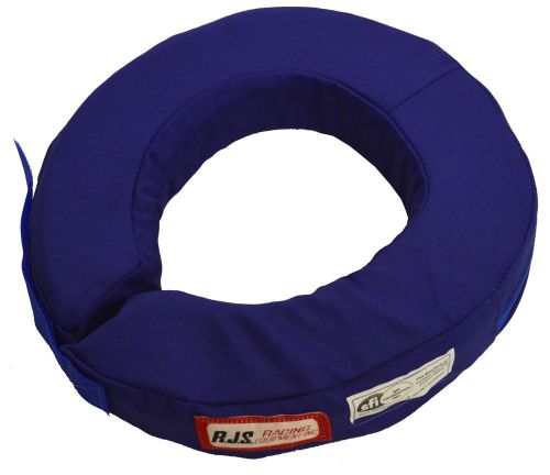 Rjs racing sfi 3.3 helmet support blue 360 circle adult neck brace 11000403