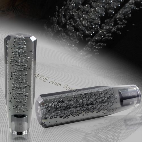For toyota mazda 150mm manual vip black octagon crystal bubble short shift knob