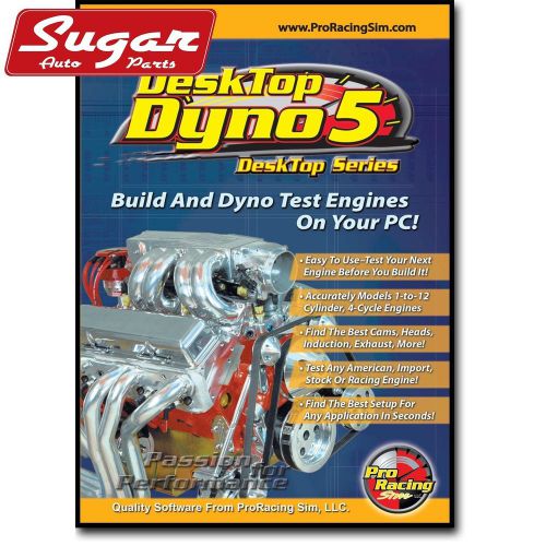 Competition cams 186011 proracing sim; desktop dyno5; software