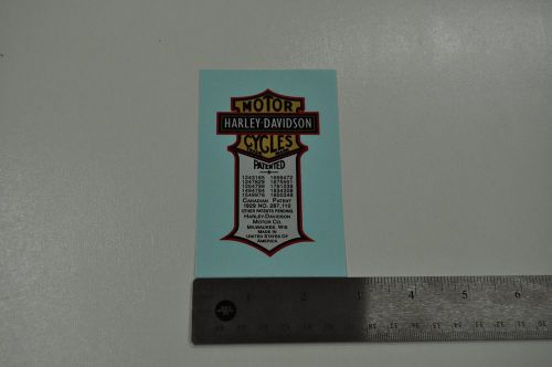 New oil tank decal all harley models 62535-08 water slide #073