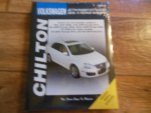 New vw jetta, rabbit, gti, golf repair manual 2006-2011 - chilton #70404