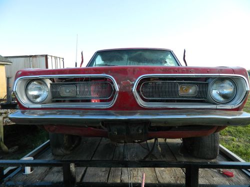 1968 barracuda grill assembly