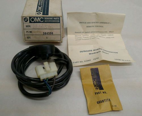 Nos omc shift switch assy 384006 0384006 for johnson evinrude