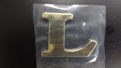 New crownline raised letter l oem gold logo decal letters