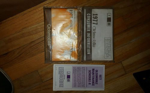 1977 oldsmobile cutlass veistia stationwagon owners manual, customer info &amp; more