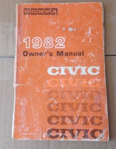 82 1982 honda civic owners manual