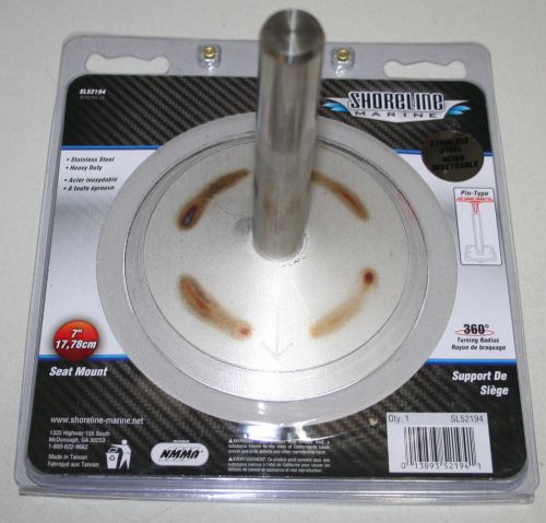 Shoreline marine stainless steel seat mount