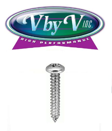 #10 x 5/8&#034; v-10-58 zinc phillips pan head tapping screws qty-100 pcs
