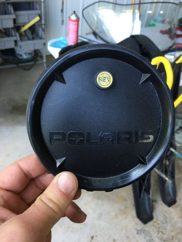 Polaris snowmobile gauge cover with reverse indicator