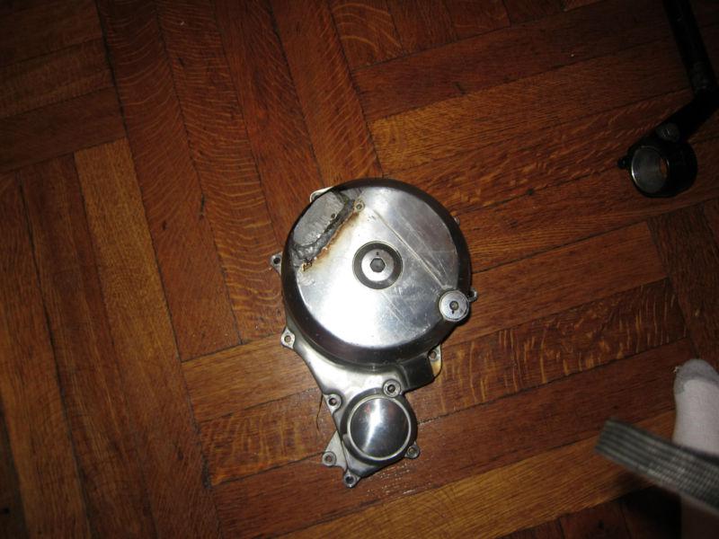 88 honda hawk gt startor cover for racing, total loss mod