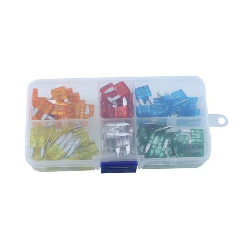 120pcs set blade fuse truck car motorcycle suv kit apm multicolor assorted