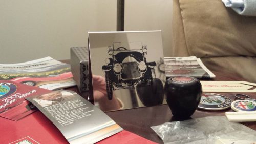 Alfa romeo lot famous lino sabattini silver, gear knob, flags,key chain, tag++++