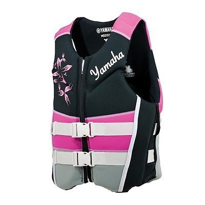 Yamaha womens neoprene 2-buckle pfd pink medium