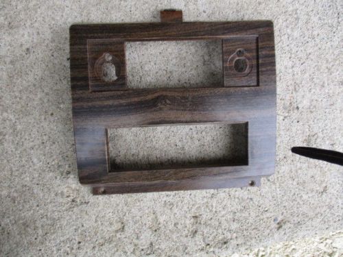 77 78 79 80 chevrolet caprice impala woodgrain radio bezel heater control dash
