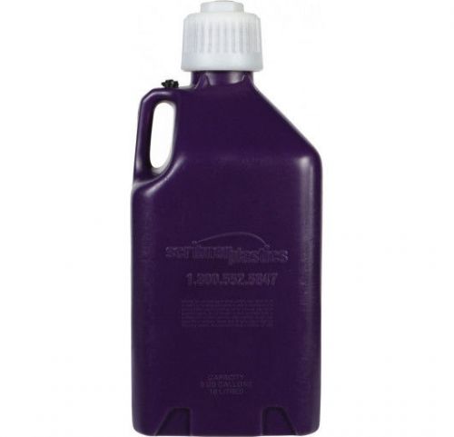 Scribner utility jug fuel water can motorsport container purple plastic race pit