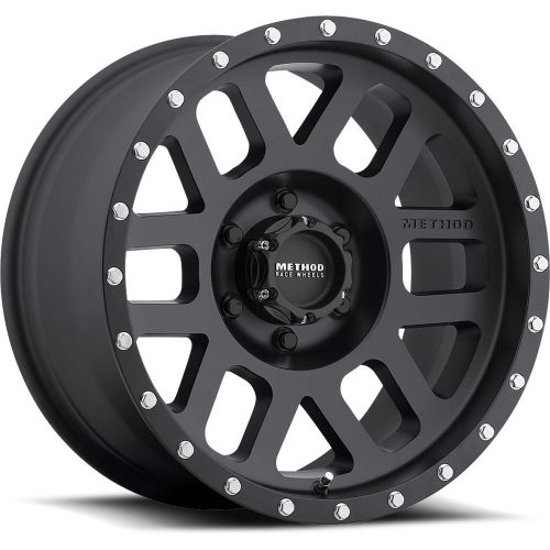 17x8.5 black method mesh 8x6.5 +0 wheels nitto trail grappler 265/70/17 tires