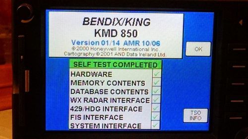 King kmd-540/850 mfd  w/ radar, egpws,  traffic modules 066-0435-0101