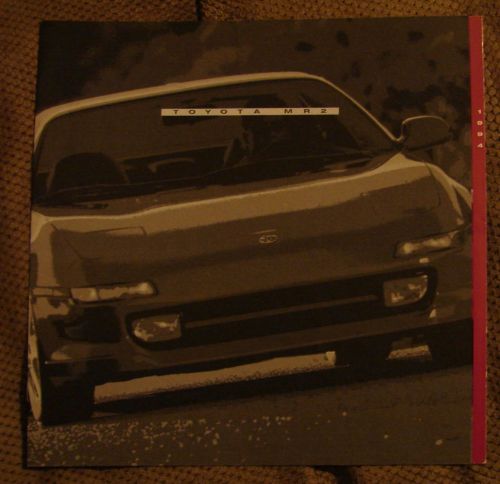 1994 toyota mr2 16-page original sales brochure catalog - turbo