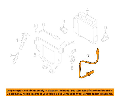 Hyundai oem 11-15 elantra-engine crankshaft position sensor 391802b000