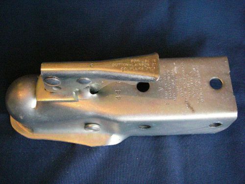 Dutton lainson 982 p-2 coupler 2" ball 2.5" w tongue class 2 3500# zinc finish