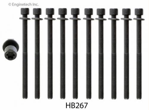 06-08 kia 2359 2.4l "3" theta ii g4kc 16v head bolt set