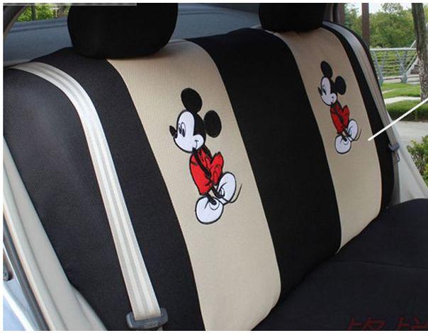 New - stylish and cute Mickey pattern car seat set-18pc, US $75.00, image 2
