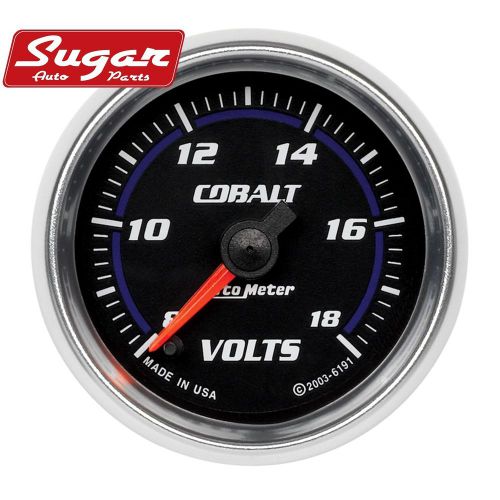 Sell Auto Meter 6191 Cobalt; Electric Voltmeter Gauge in United States