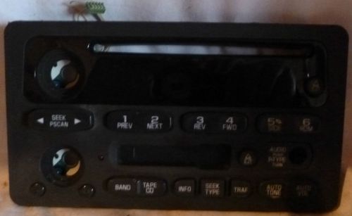 00-05 chevrolet impala venture malibu radio cd cassette face plate 10335226