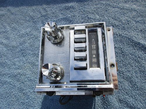 1959 1960 mercury am push button radio