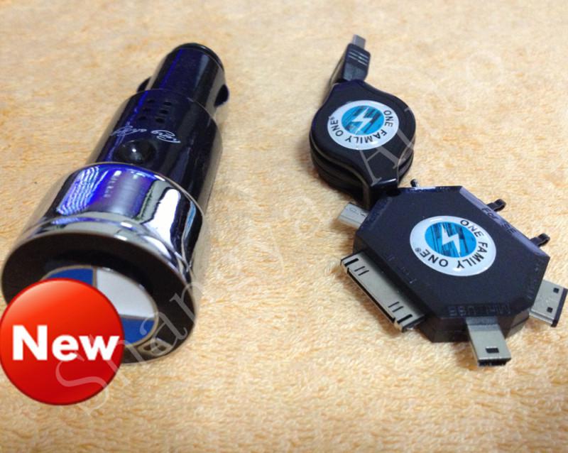 Universal Auto Car Mobile Phone ipad Charger With BMW logo emblem 2USB, US $16.98, image 2