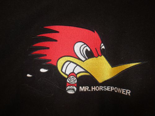 Vtg clay smith mr.horsepower hot rod rat street cams varsity jacket size medium
