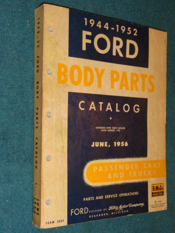 Sell 19441952 FORD BODY PARTS & ACCESSORIES CATALOG / ORIGINAL BOOK 49