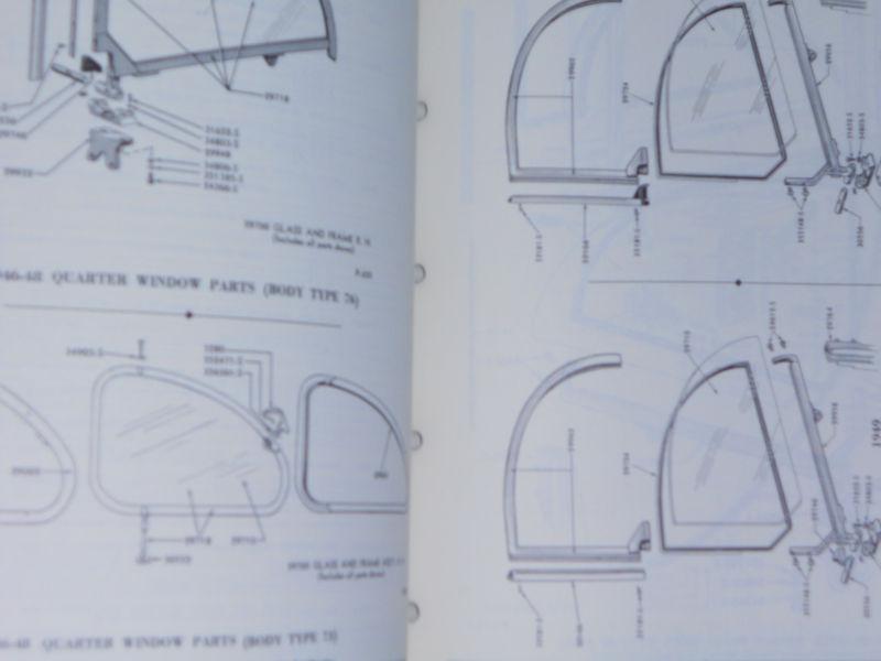 Sell 19441952 FORD BODY PARTS & ACCESSORIES CATALOG / ORIGINAL BOOK 49
