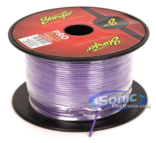 Stinger spw318pu 500 ft. roll of pro series 18 awg gauge purple primary wire