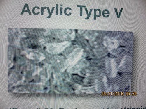 1 lb. plastic acrylic type v blasting media 16/20 sandblasting military aviation